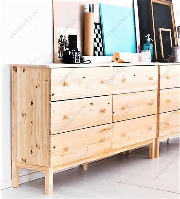 Комод Тарва Т-6 6 ящиков (натуральный) | изображение 2