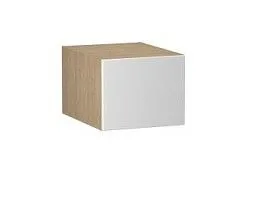 Шкаф АГ-45, Женева (450*586*360) Дуб Палермо/Белый матовый, 22428