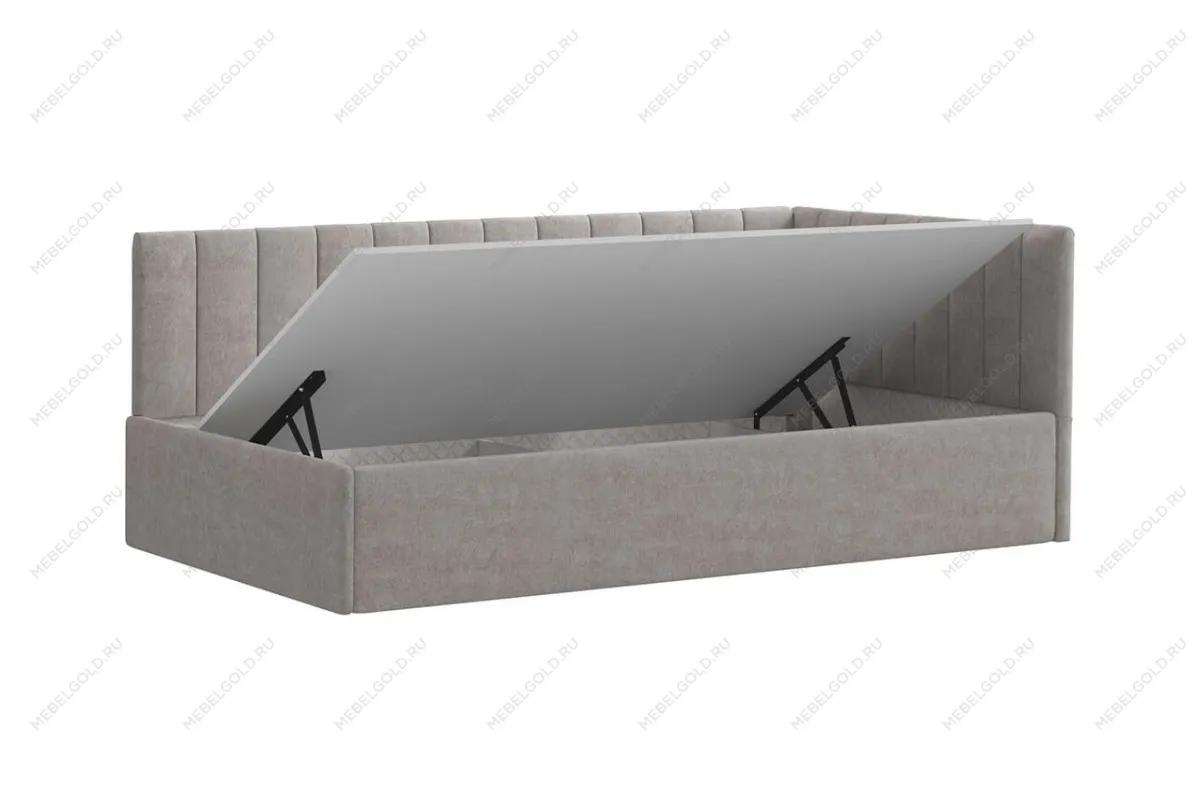 Кровать Сингл 120 угловая с подъемником. Цвет SIMPLE 5 | изображение 2