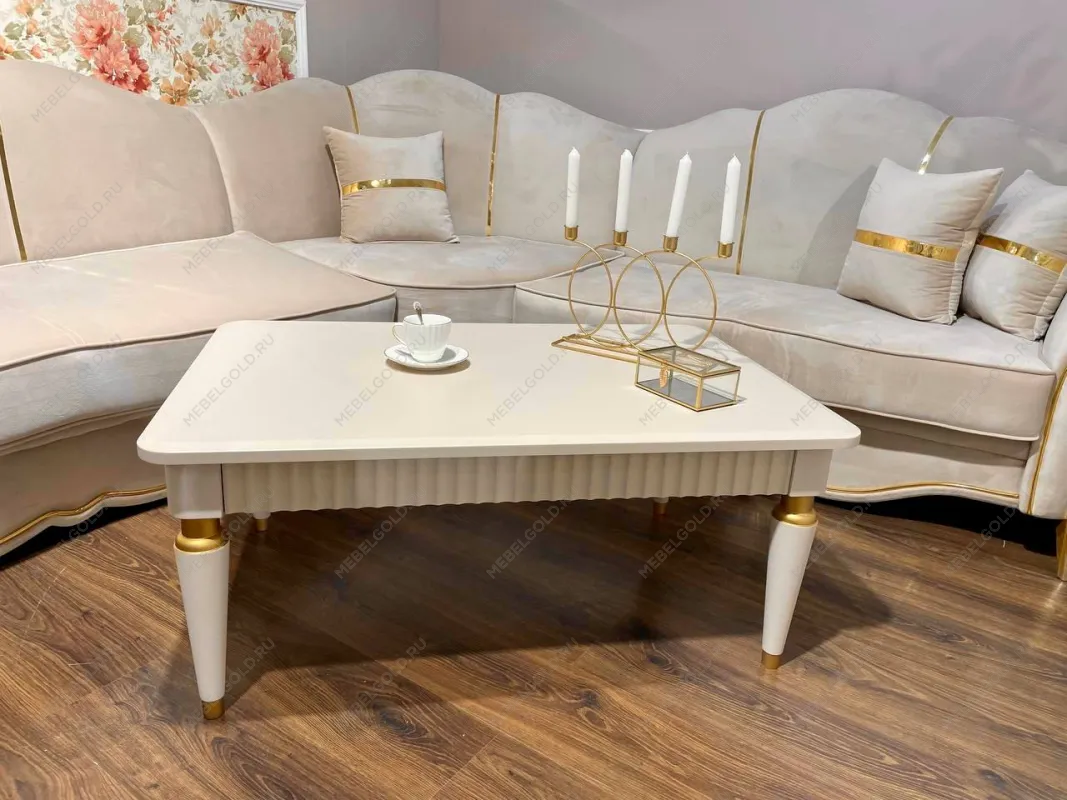 Столик прямоугольный Лара бежевый | изображение 7