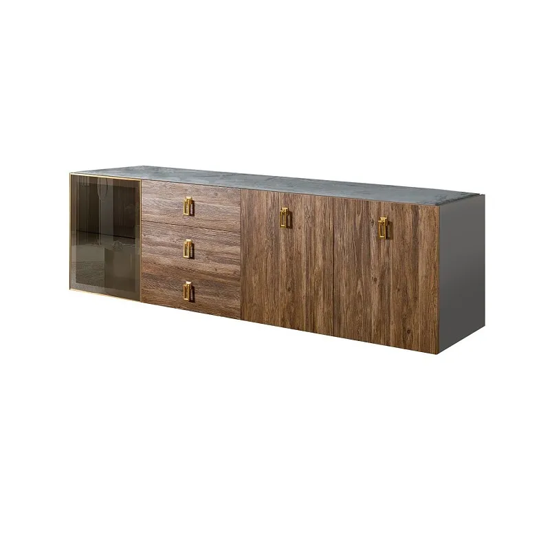 Комод 2.1м Bogemia Fly Wood Fa (Серый) (Novabuk/Золото) БМКМ-5[4]