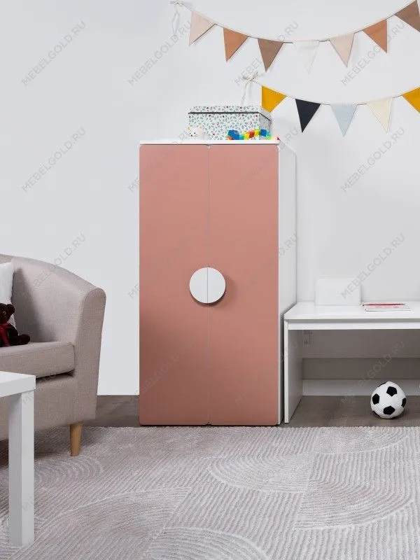 Шкаф Пикси распашной, с двумя дверьми и полкой 60х57х120, мечтательный пион | изображение 7