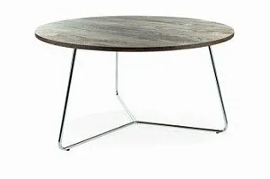 Стол журнальный Signal ALTA A (орех/хром)