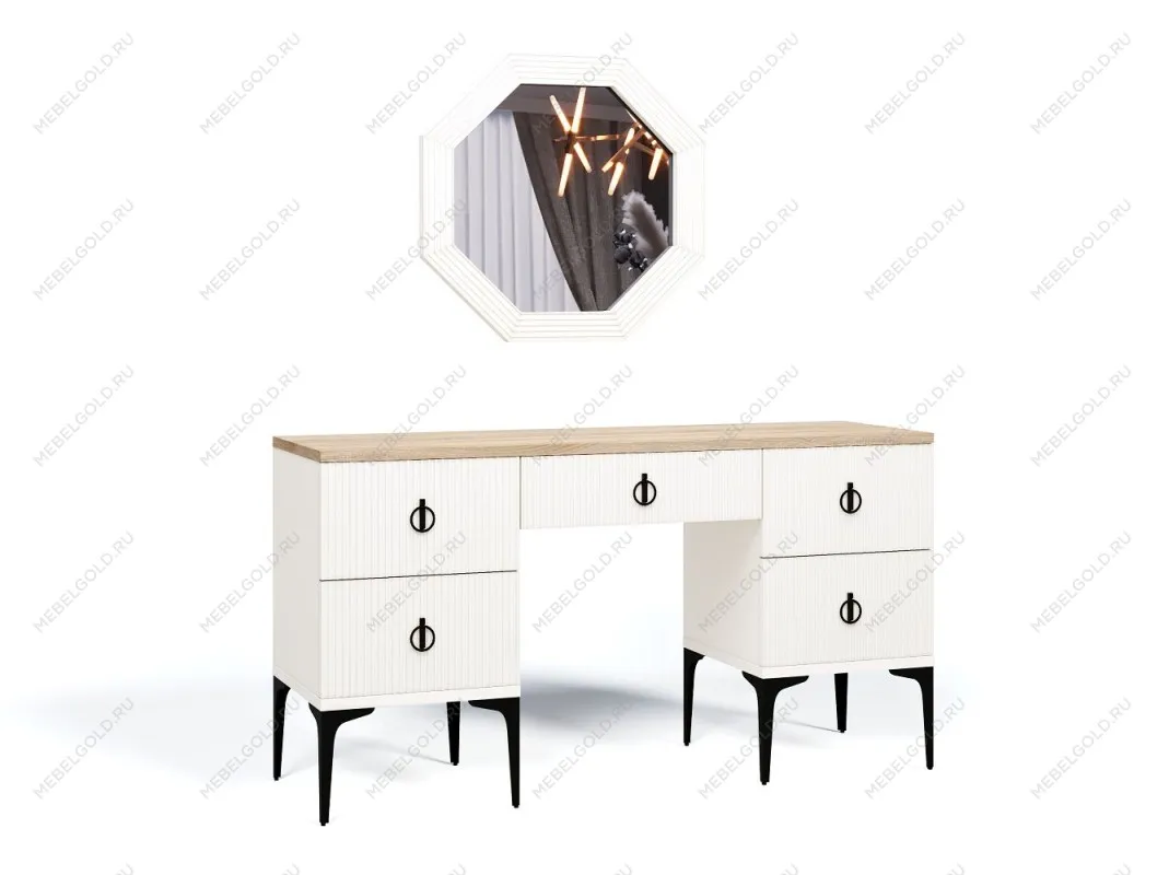 Туалетный столик Стелла белый