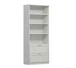 БРИМНЭС / СИРИУС Стеллаж ИКЕА / IKEA 2 ящика 78х190 белый | изображение 3