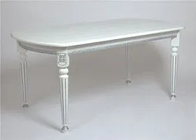 Белый/патина серебро