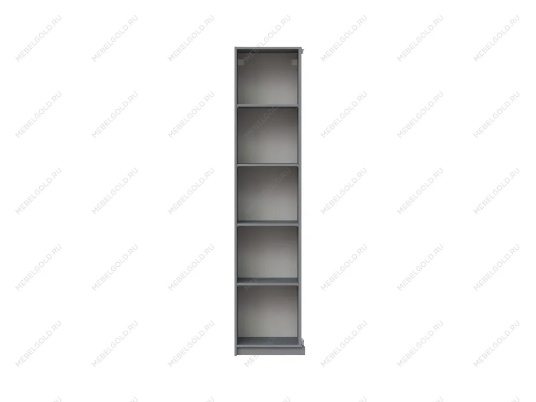 Угловой модуль гардероба МАКС, 50х36х233 см, серый | изображение 1