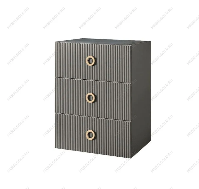 Комод Bogemia Fly Fillini (Серый) (Novabuk/Золото) БМКМ-1
