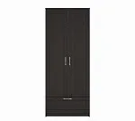 БРИМНЭС / СИРИУС Шкаф ИКЕА / IKEA для одежды 2 двери и 1 ящик Дуб Венге | изображение 1