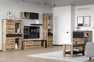 Шкаф с витриной Джаггер 1V1D1SN - Выставка Лобня