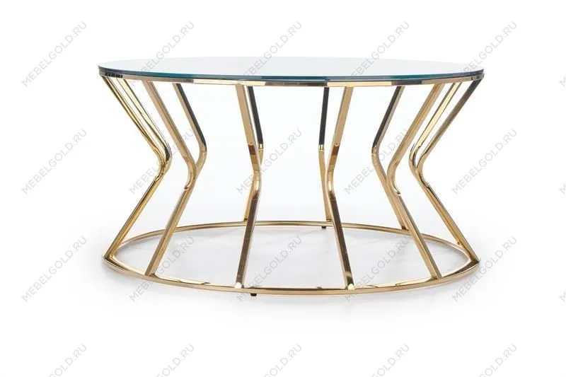 Стол журнальный Halmar AFINA (зеркало/золотой) | изображение 5