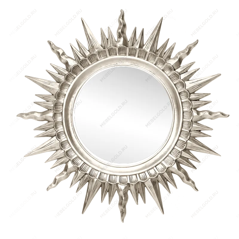 Зеркало круглое 1810(1) серебро