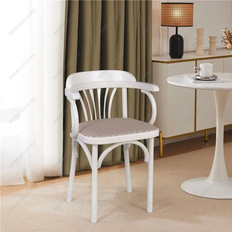 Стул Михаэль мягкий (слоновая кость, ткань 1 beige) | изображение 1