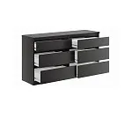 КАСТОР (KULLEN) комод ИКЕА / IKEA 6 ящиков Дуб Венге | изображение 2