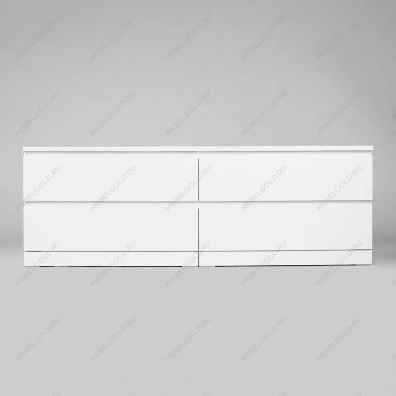 МАЛЬМ / VARMA Комод ИКЕА / IKEA 4D, 160x54x40, пигмент, белый | изображение 2