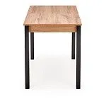 Стол обеденный Halmar GINO 100 раскладной (дуб вотан/черный) | изображение 5