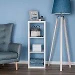 КАЛЛАКС / ФОРА Стеллаж ИКЕА / IKEA 3, с тремя открытыми ячейками, тамбурат, цвет белый | изображение 4