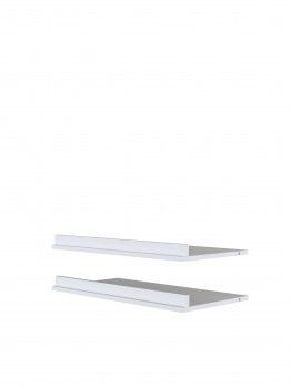 Комплект полок для обуви МОБИ (MOBI) POLB/75 (2 шт.) к шкафу REG/75, белый