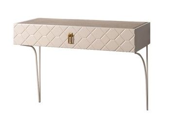 Стол туалетный (консоль) Bogemia Farfalle (Слоновая кость) (Novabuk/Золото) БМСТ-1(Fa)