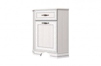 Тумба Тиффани 1D1SU угловая вудлайн кремовый