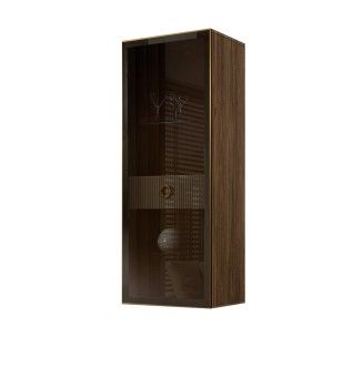 Витрина Bogemia Woodline Fly Fi (Слоновая кость/Золото) БМВ1-1С