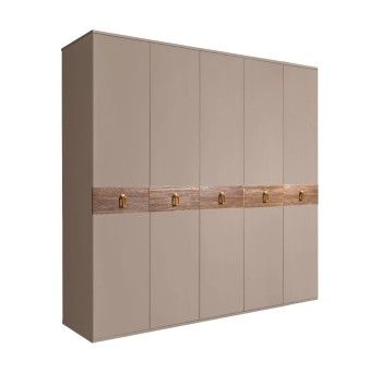 Шкаф 5-ти дв. Bogemia Wood Fa (Мокка/Золото) БМШ2/5(Wo)