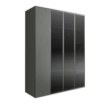 Шкаф 4-х дв. Bogemia Air (Серый/Серебро) БМШ2/4(3)