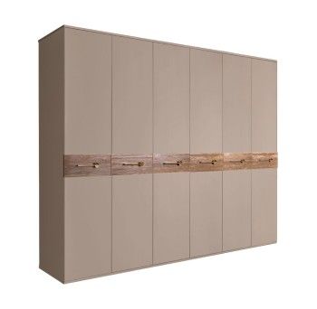 Шкаф 6-ти дв. Bogemia Wood Wo (Мокка/Золото) БМШ2/6(Wo)