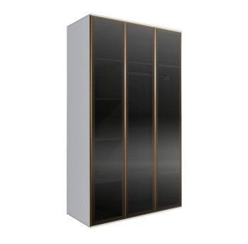 Шкаф 3-х дверный Bogemia Air (Белый/Золото) БМШ2/3(3)