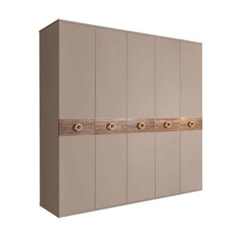 Шкаф 5-ти дв. Bogemia Wood Fi (Мокка/Золото) БМШ2/5(Wo)