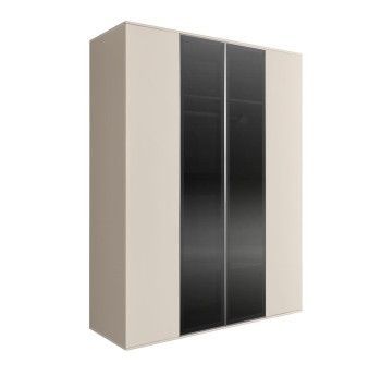 Шкаф 4-х дв. Bogemia Air (Слоновая кость/Серебро) БМШ2/4(2)