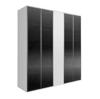 Шкаф 5-ти дв. Bogemia Air (Белый/Серебро) БМШ2/5(4)