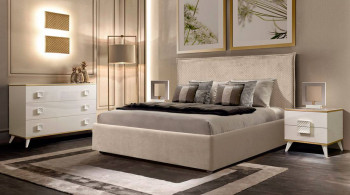 Спальня Диора слоновая кость/золото 3