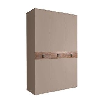 Шкаф 3-х дверный Bogemia Wood Fa (Мокка/Хром) БМШ2/3(Wo)