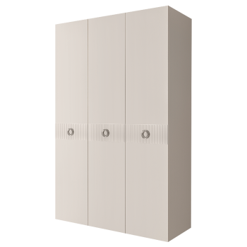 Шкаф 3-х дверный Bogemia Fillini (Слоновая кость/Хром) БМШ2/3(Fi)