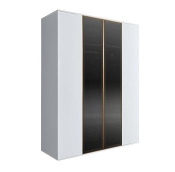 Шкаф 4-х дв. Bogemia Air (Белый/Золото) БМШ2/4(2)