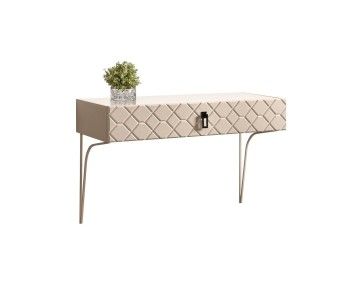 Стол туалетный (консоль) Bogemia Farfalle (Ваниль) (Lakobel/Черный) БМСТ-1(Fa)