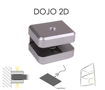 Светодиодный светильник для ДСП полки DOJO WOOD 2D 4000К с проводом и мини штекером