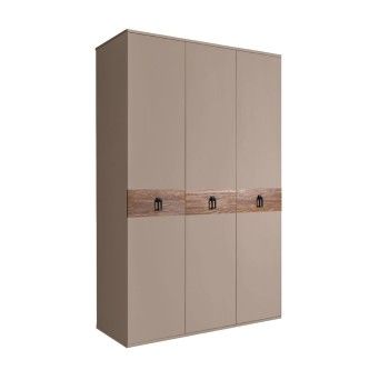 Шкаф 3-х дверный Bogemia Wood Fa (Мокка/Черный) БМШ2/3(Wo)