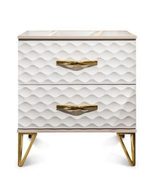 Тумба Лара белый глянец