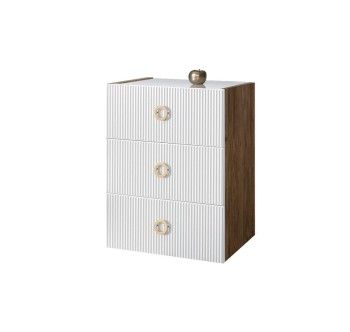 Комод Bogemia Woodline Fly Fi (Белый) (Lakobel/Золото) БМКМ-1