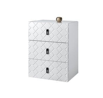 Комод Bogemia Fly Farfalle (Белый) (Lakobel/Черный) БМКМ-1