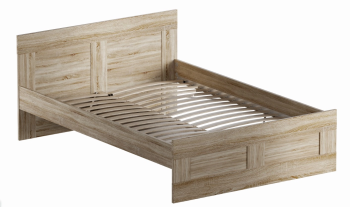 БРИМНЭС / СИРИУС кровать двойная ИКЕА / IKEA 140х200 сонома