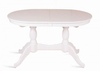 Стол обеденный Лилия-1300 (белая эмаль)