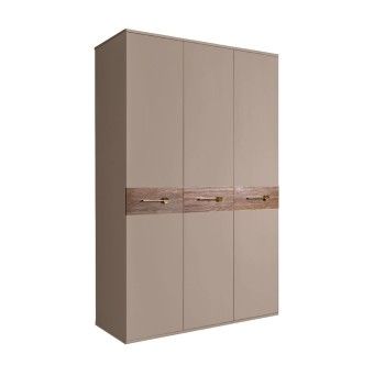 Шкаф 3-х дверный Bogemia Wood Wo (Мокка/Золото) БМШ2/3(Wo)