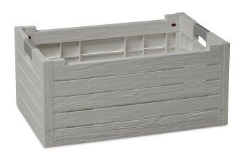 Ящик пластиковый складной Toomax Florida 50л, светло-серый