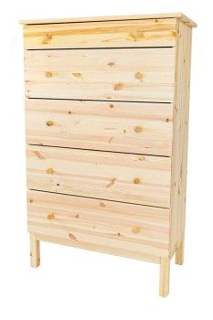 Комод Тарва Т-5 5 ящиков (натуральный)