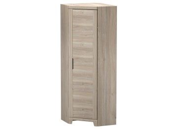 Шкаф для одежды угловой, дверь глухая, Юта (754*754*2100) Дуб Мария