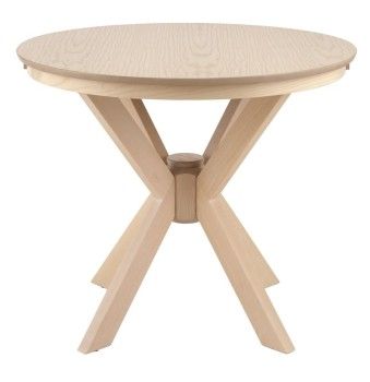 Стол Милан 900 раздвижной (беленый дуб)