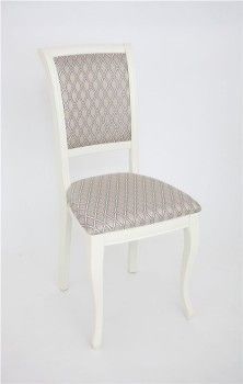 Стул Дионис (эмаль тон 11/ткань Вояж) слоновая кость